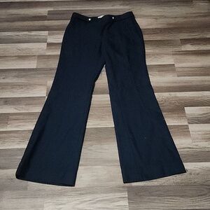 Loft Ann Taylor KATE Navy wide leg Sailor Pants Size 4 Inseam 32'
